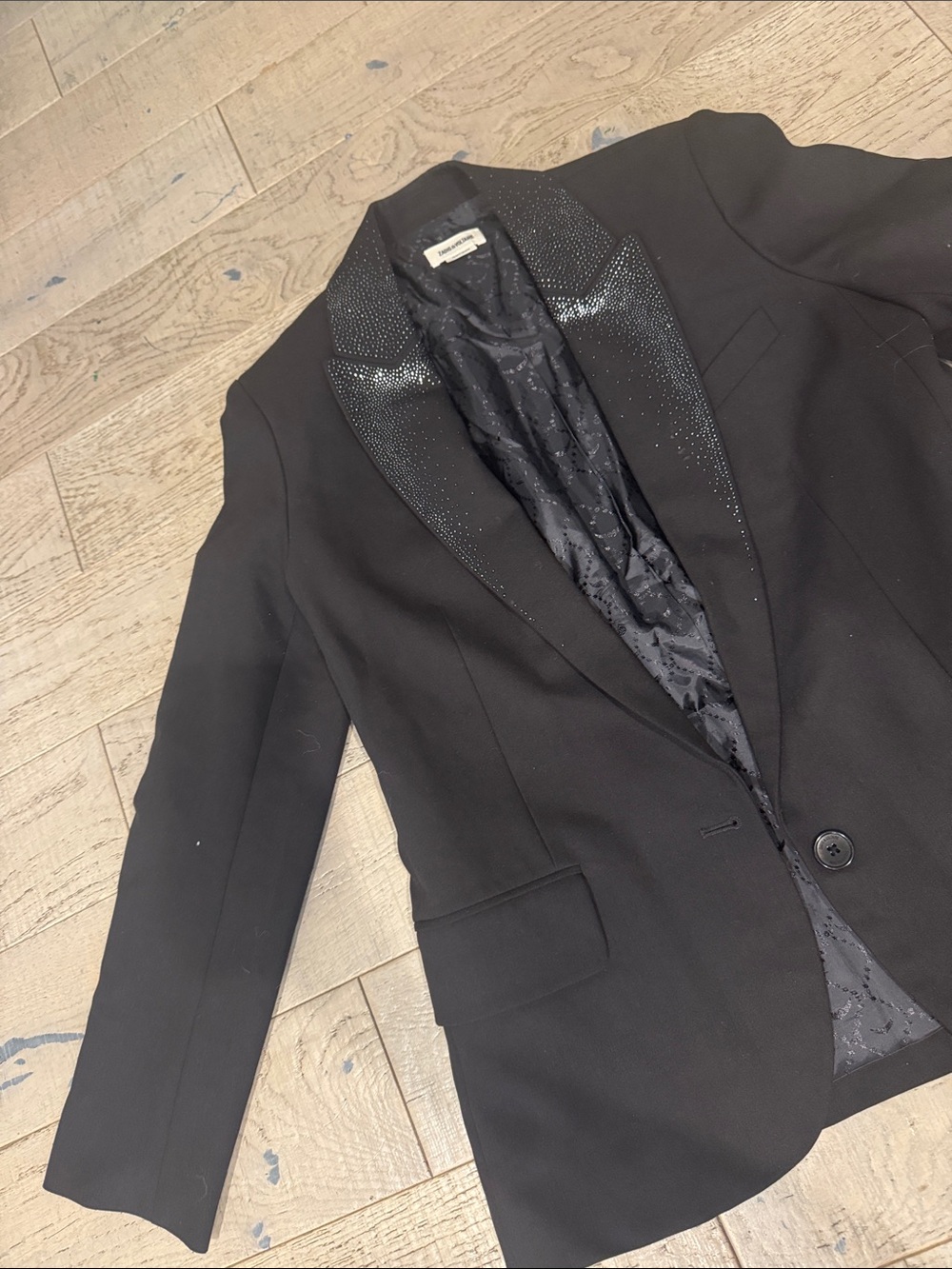 Zadig & Voltaire  Blazer with rhinestone  Lapel